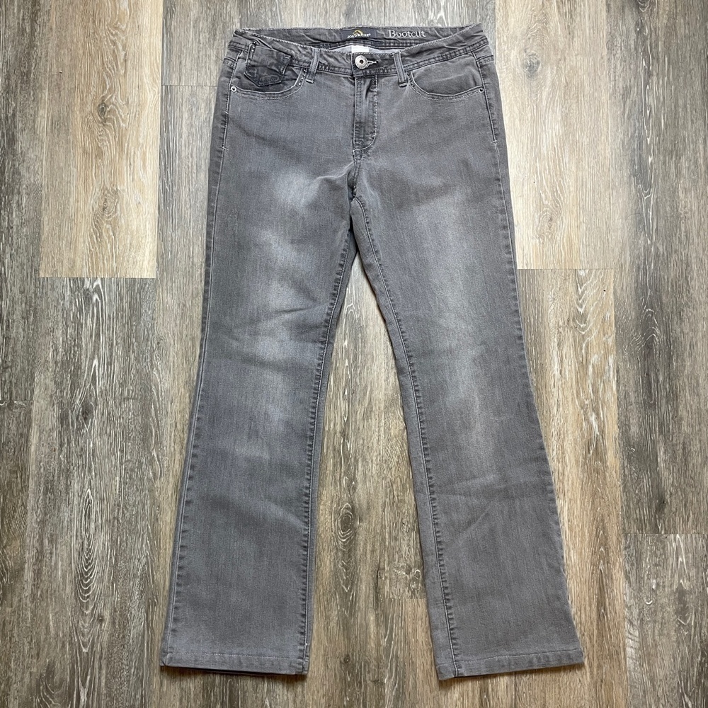 JORDACHE Grey Bootcut Jeans Size 10